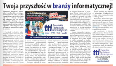 Informatyk – zawód przyszłości.