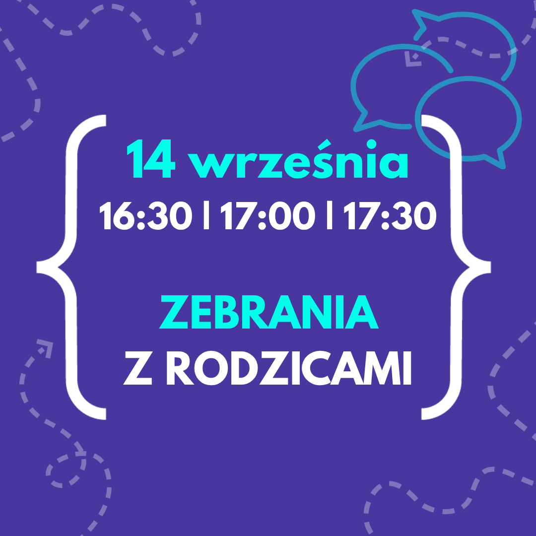 📣 Zebrania z rodzicami 📝